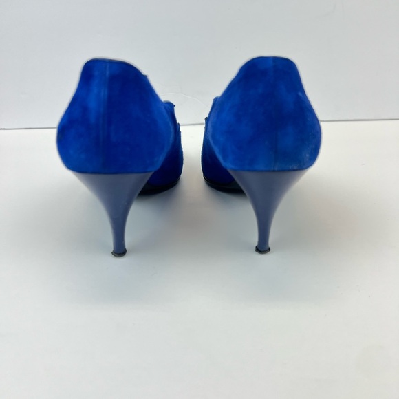 Thierry Mugler Vibrant Blue Heels Womens Size 6.5B - Picture 8 of 9